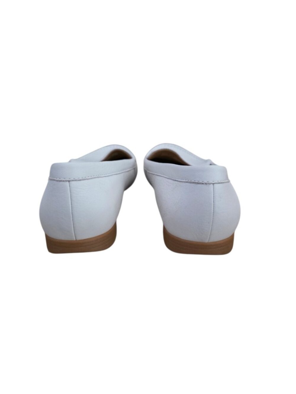 Dansko Lorri Tumbled Leather Loafers White 39 9 New - Picture 5 of 6